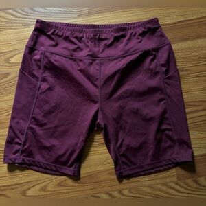 3X maroon shorts